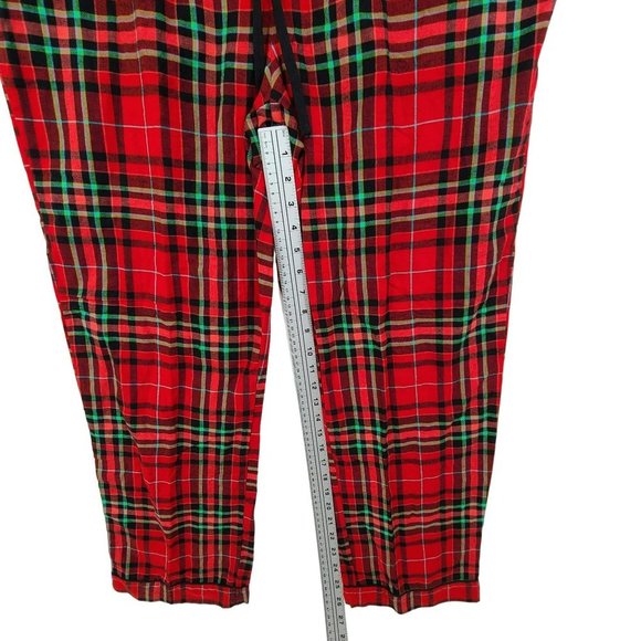 Wondershop NWT Women's Pajama Set Red Plaid Size  M - Picture 14 of 16